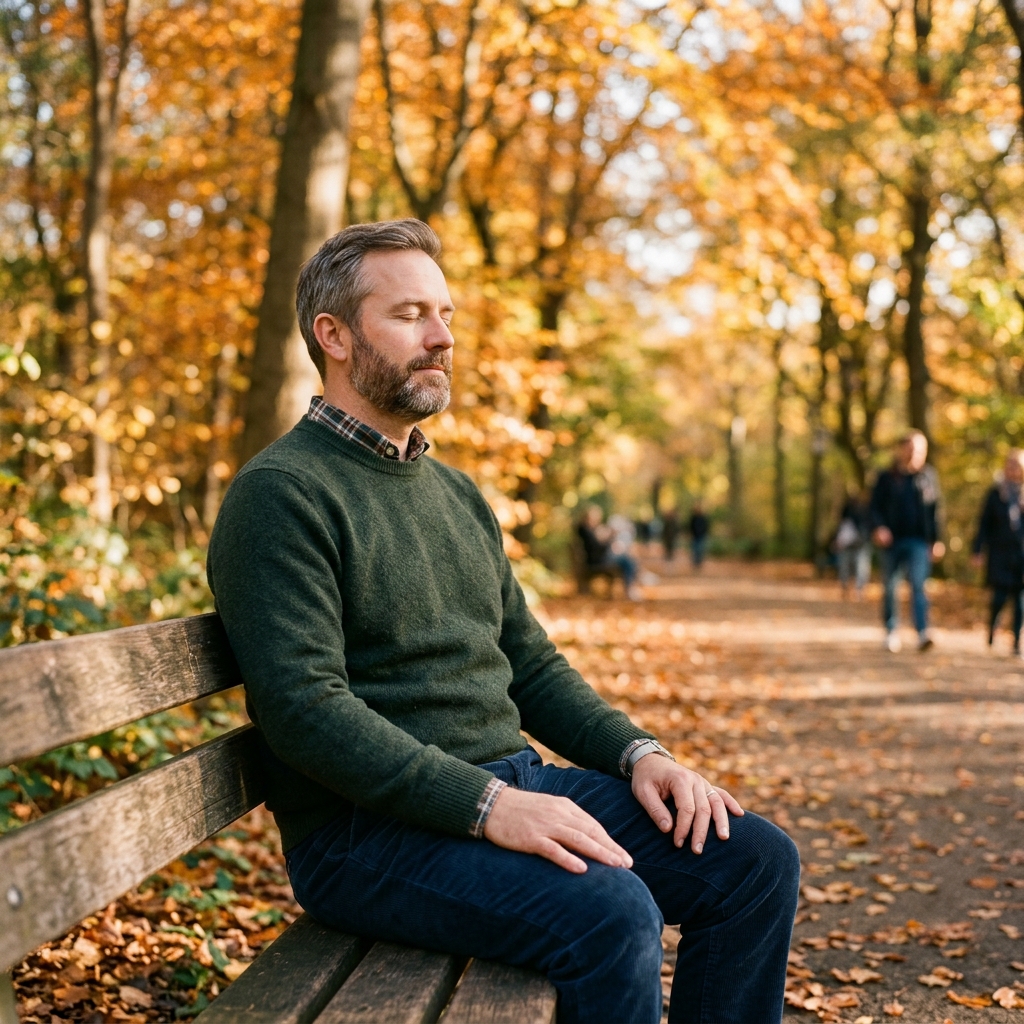 Mindful moment in daily life